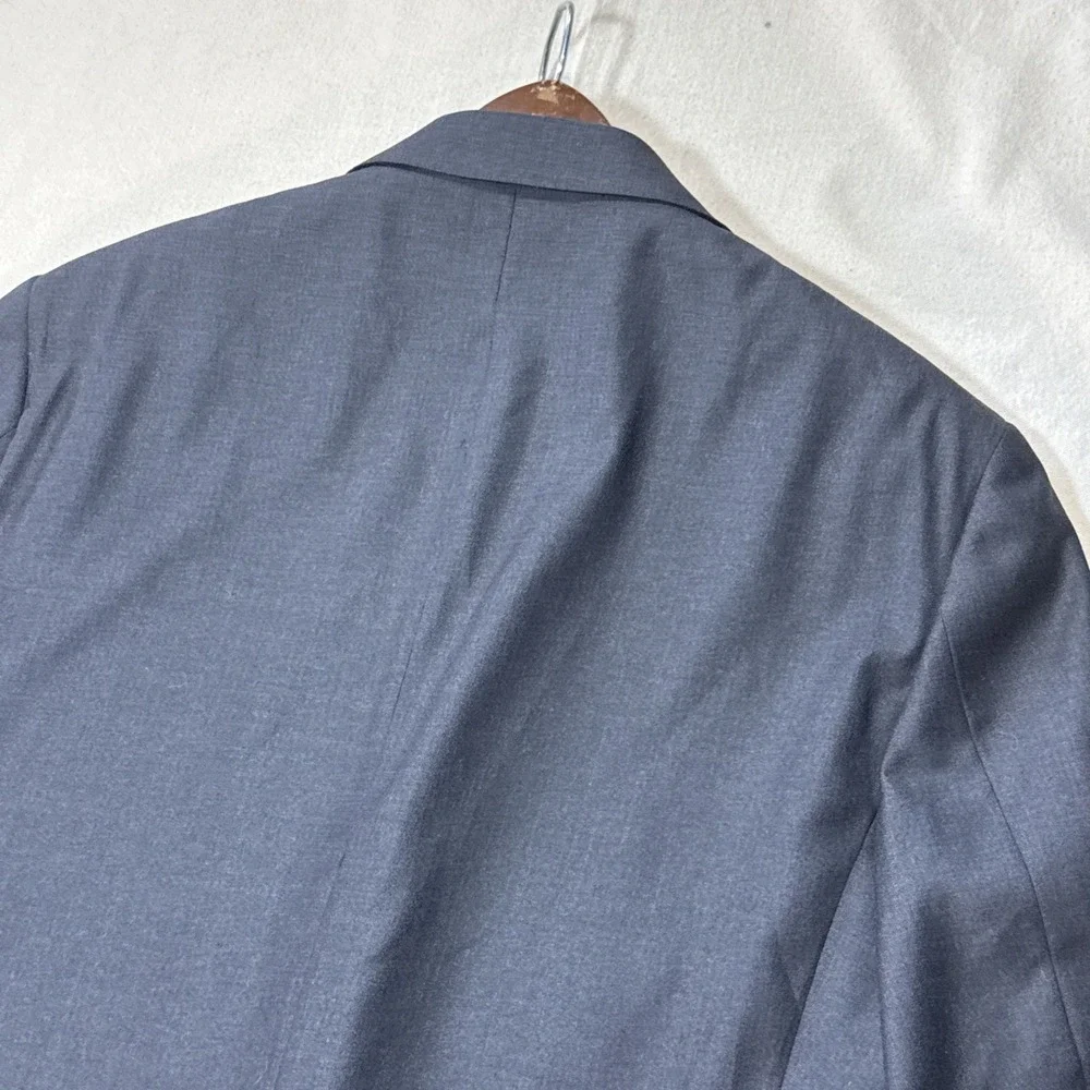 Suitsupply Wool Super 110s Vitale Barberis Canonico Napoli Gray Blazer Size 44S